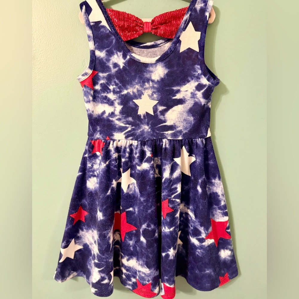 Red, White and Blue Patriotic Dress